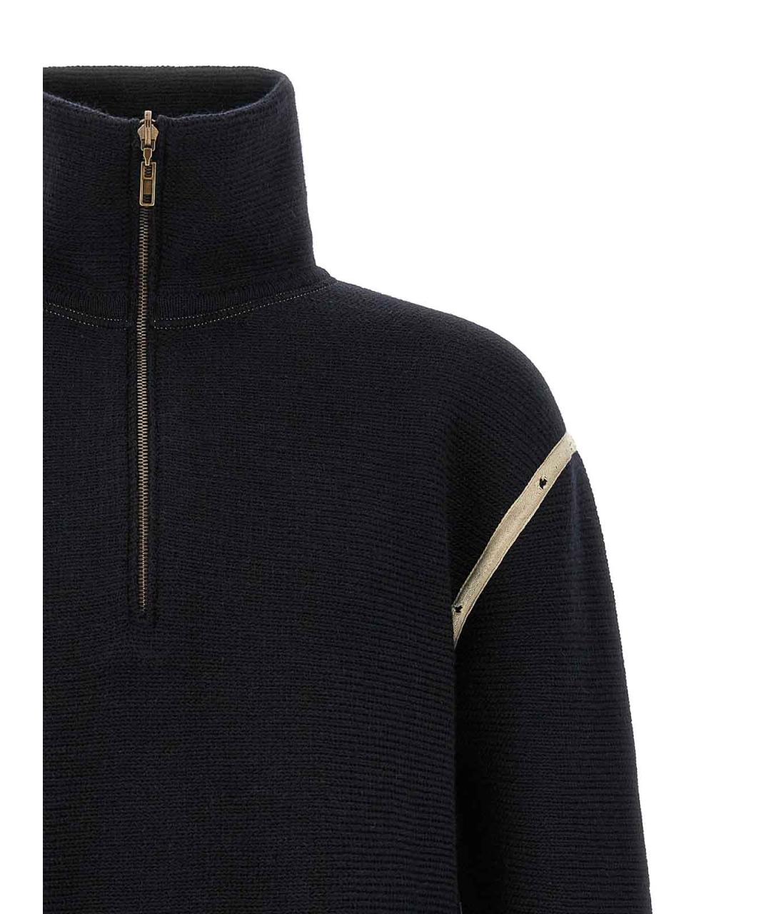 MAISON MARGIELA Синий шерстяной джемпер / свитер, фото 3