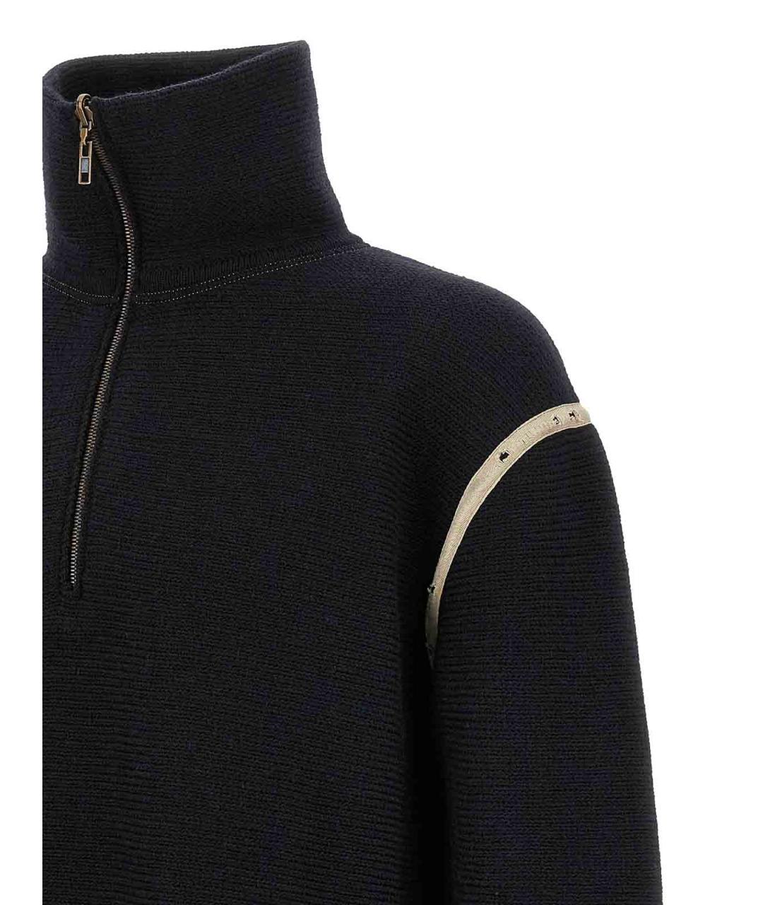 MAISON MARGIELA Синий шерстяной джемпер / свитер, фото 5