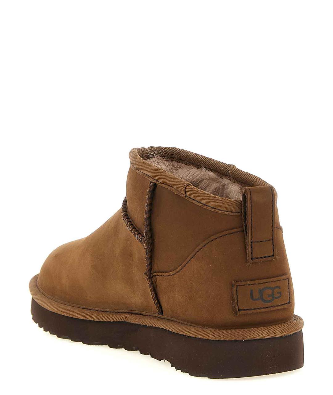 UGG Коричневые замшевые ботинки, фото 3