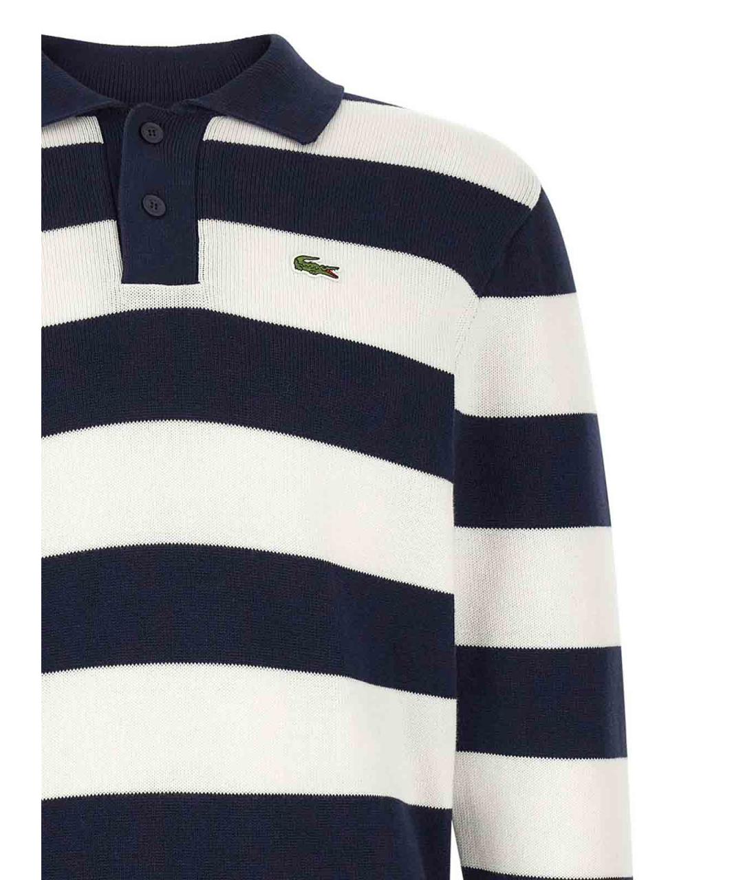 LACOSTE Мульти хлопковое поло с длинным рукавом, фото 3