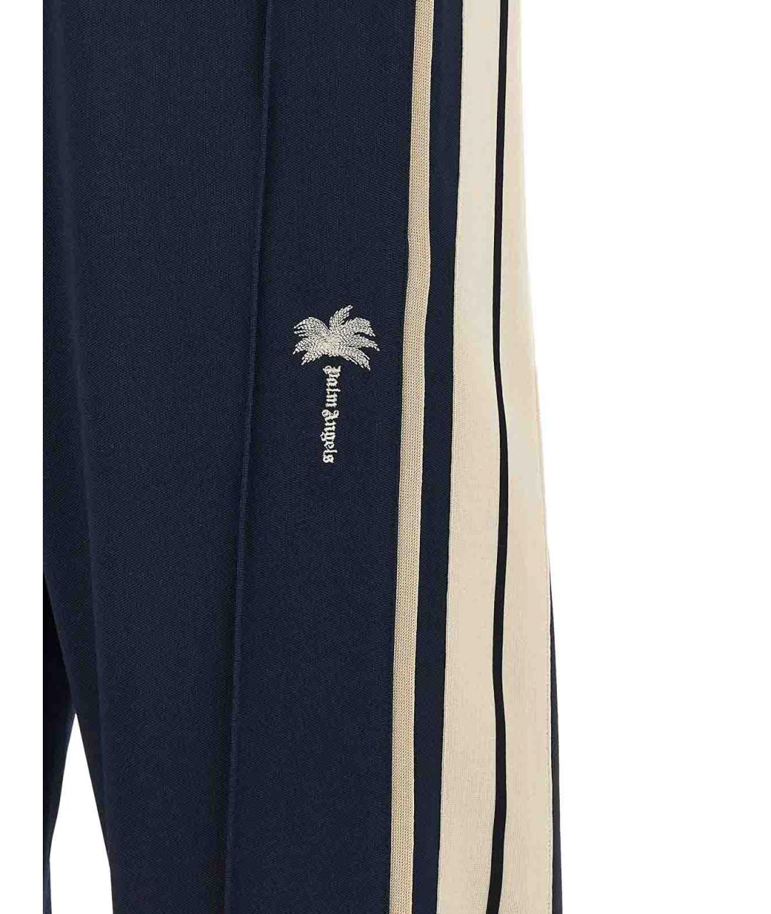 PALM ANGELS Синие полиэстеровые повседневные брюки, фото 5