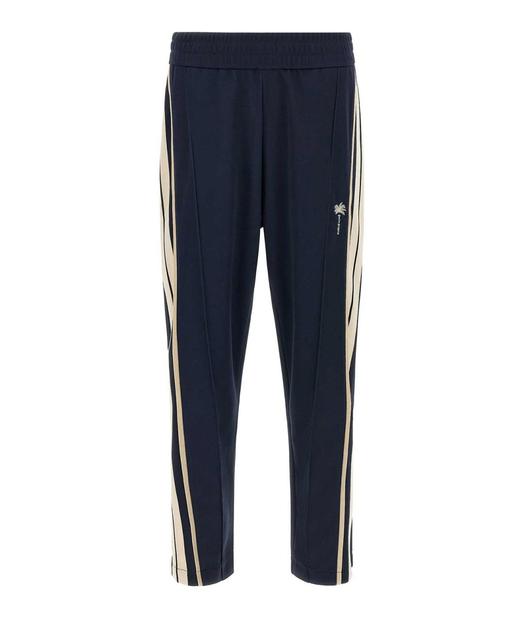 PALM ANGELS Синие полиэстеровые повседневные брюки, фото 1