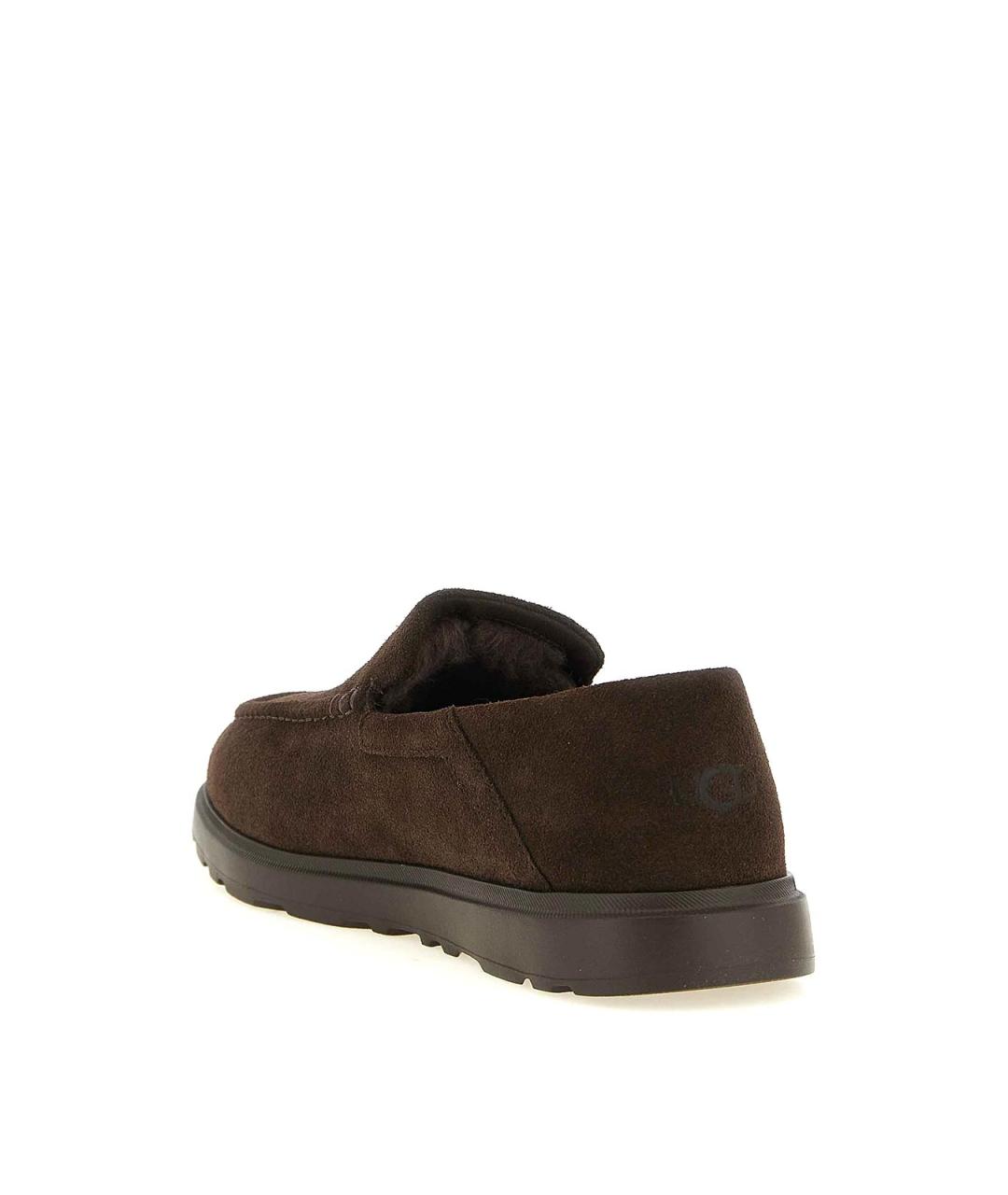UGG Коричневые замшевые лоферы, фото 3