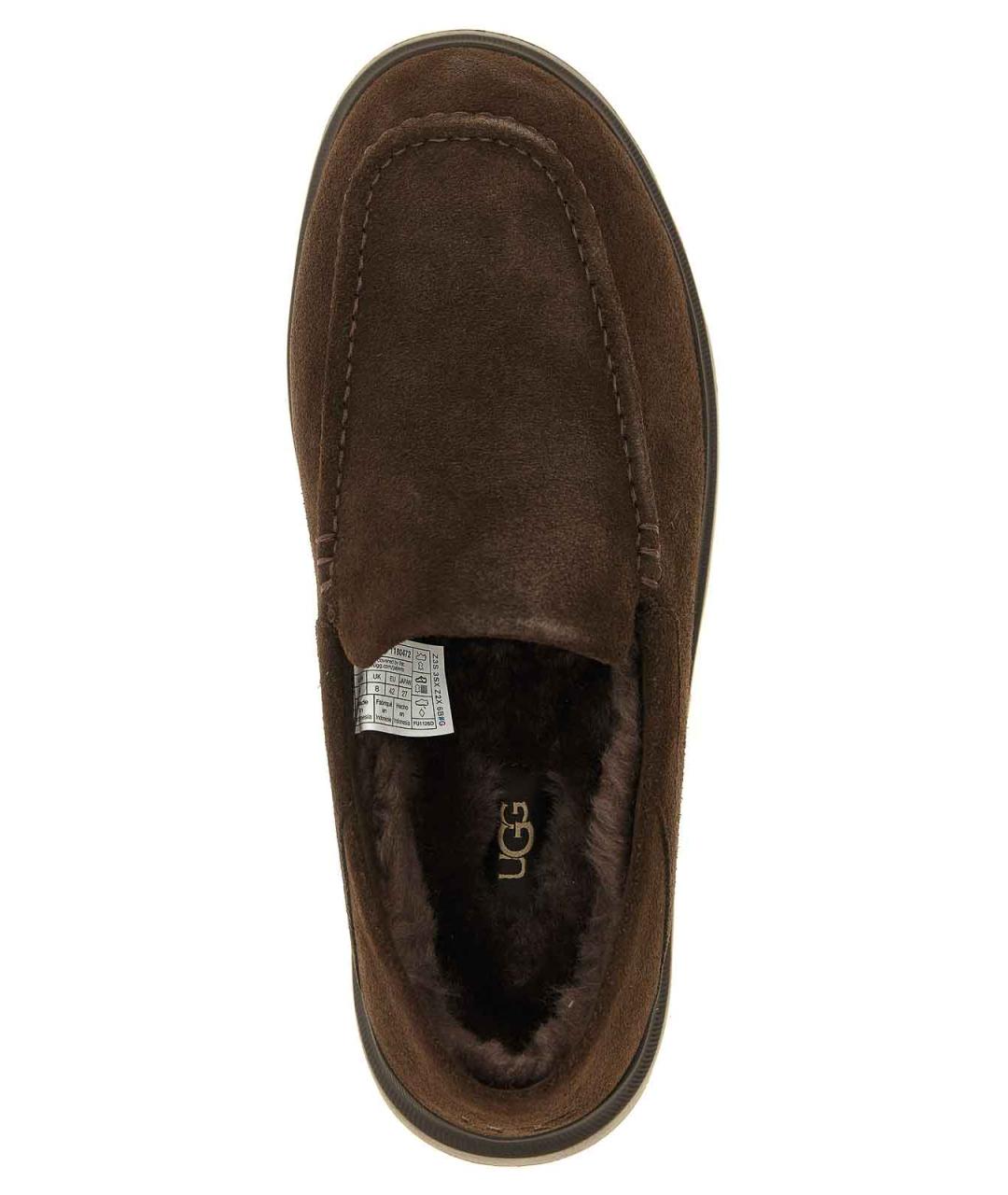 UGG Коричневые замшевые лоферы, фото 4