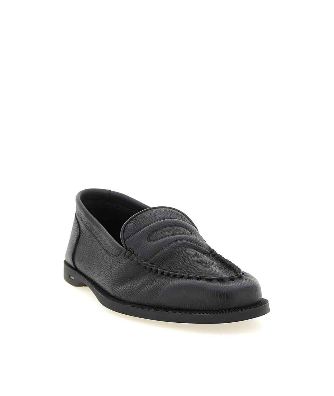 JOHN LOBB Черные кожаные лоферы, фото 2