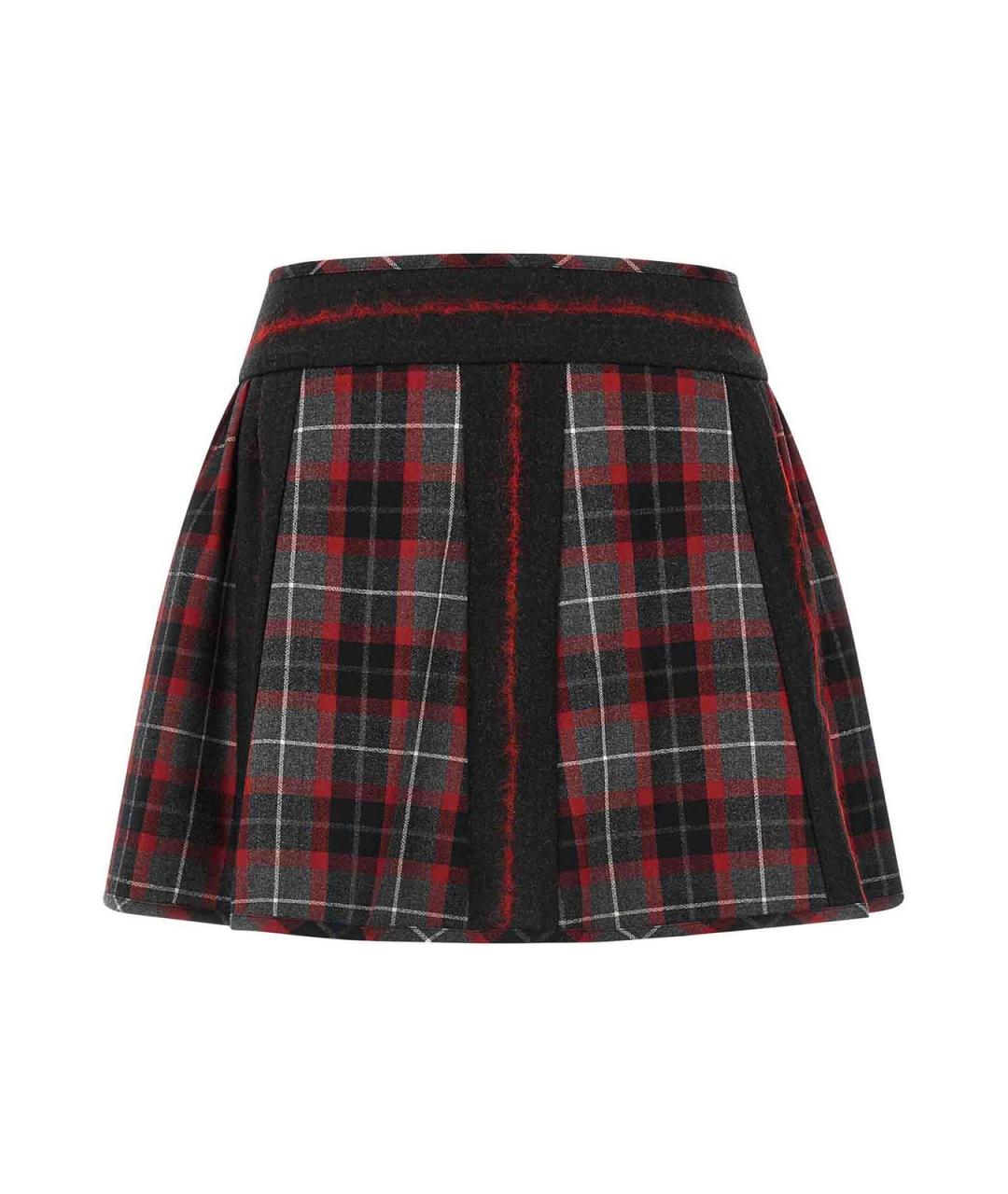 VIVIENNE WESTWOOD Мульти шерстяная юбка мини, фото 1
