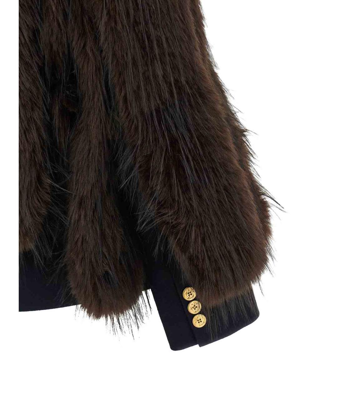 SACAI Коричневая шерстяная куртка, фото 4
