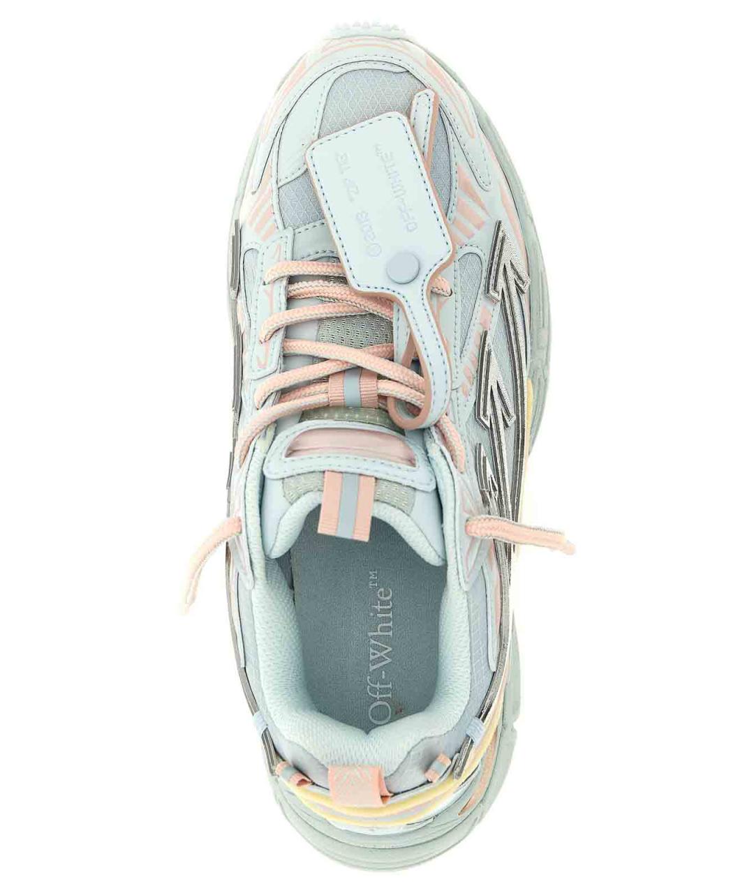 OFF-WHITE Мульти текстильные кроссовки, фото 5