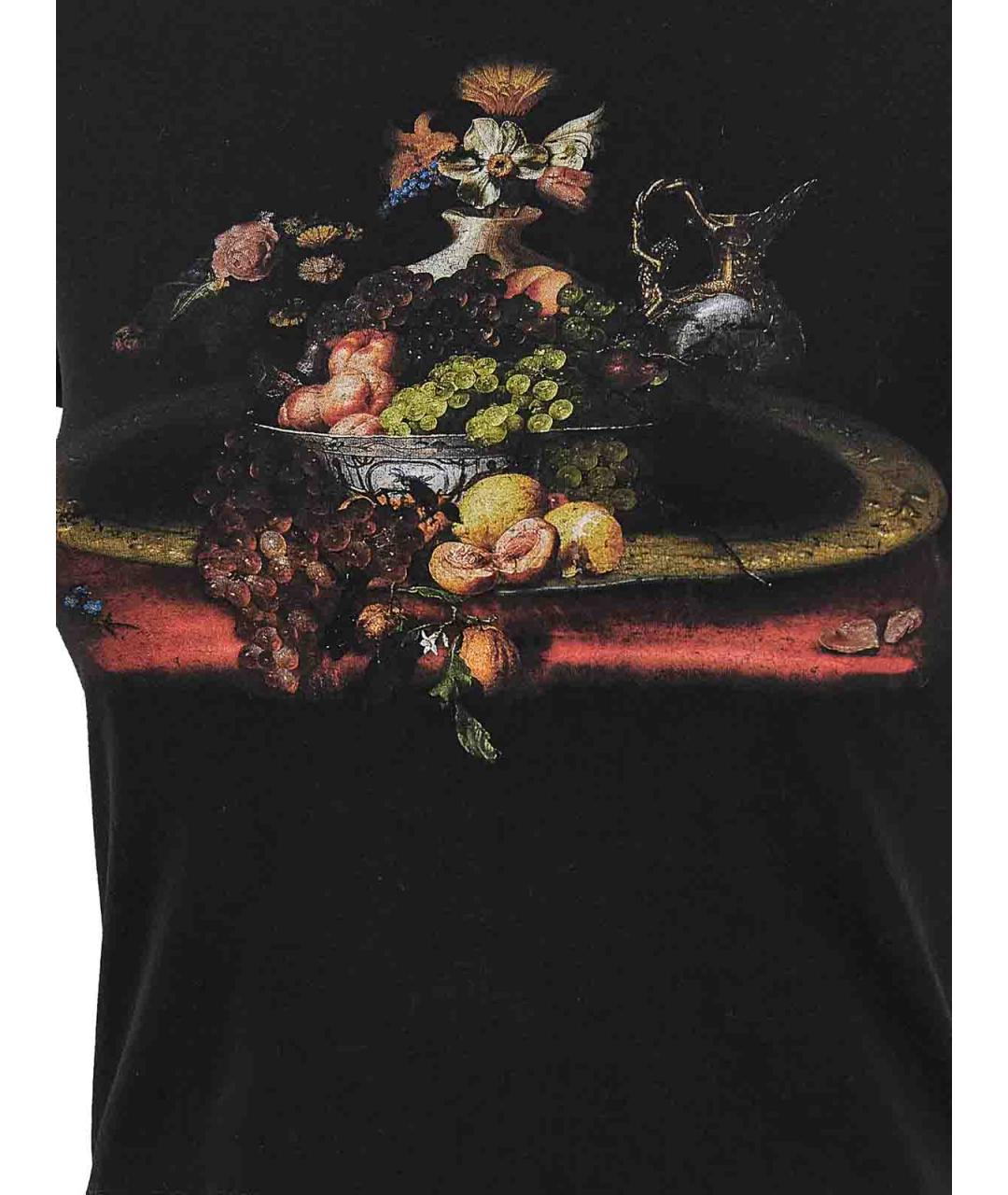 VIVIENNE WESTWOOD Черная хлопковая футболка, фото 4