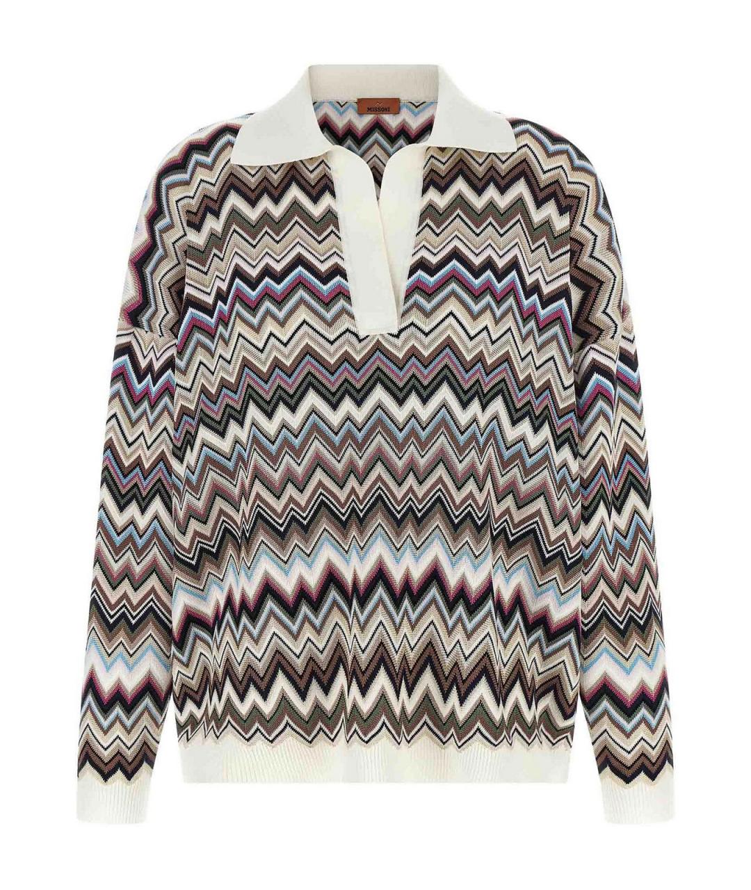 MISSONI Мульти шерстяной джемпер / свитер, фото 1