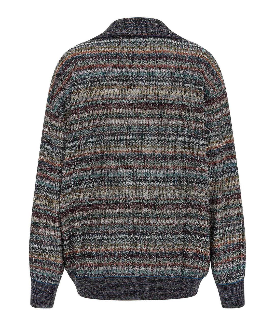 MISSONI Мульти полиэстеровый джемпер / свитер, фото 2