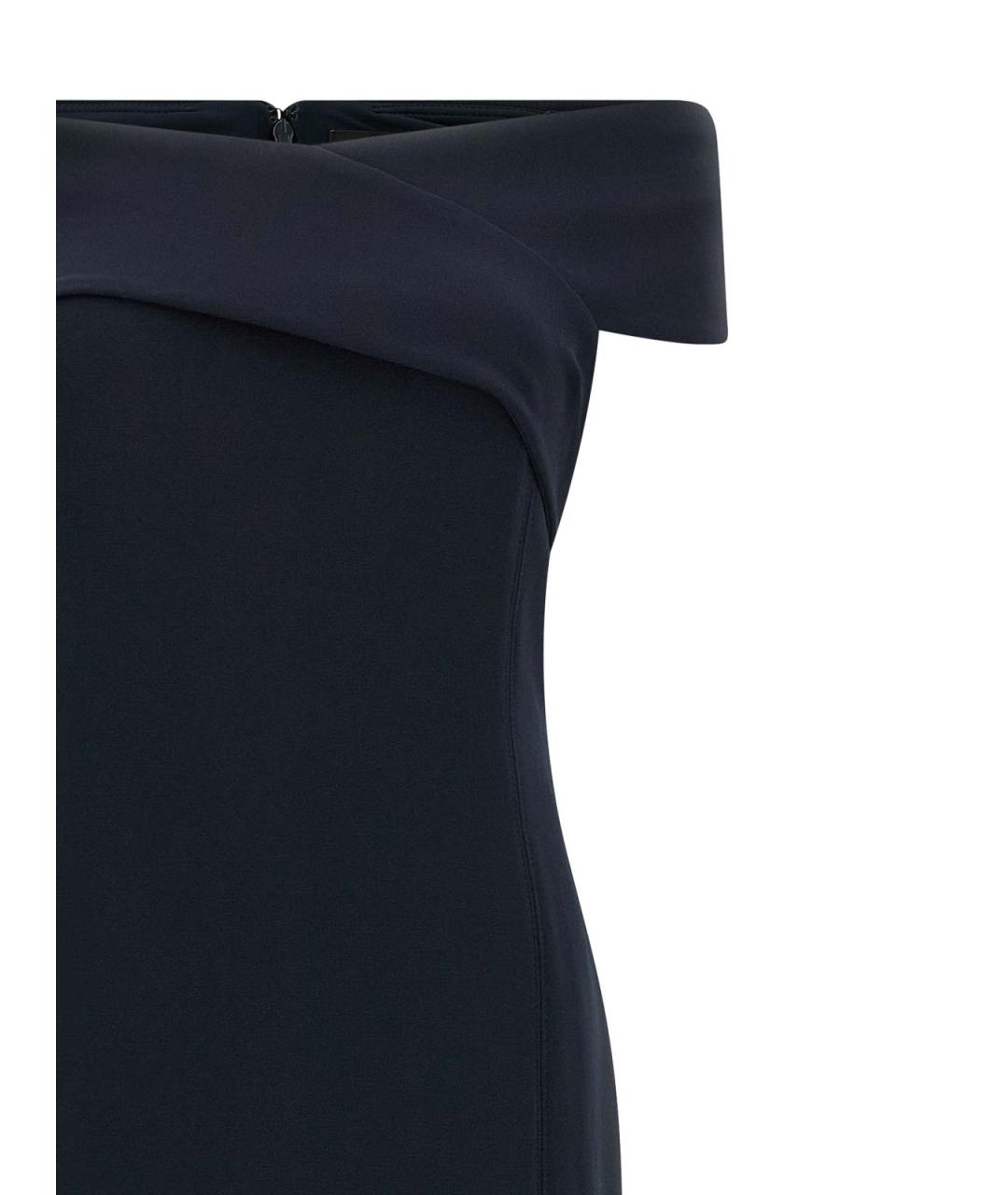 RALPH LAUREN Черное вискозное вечернее платье, фото 3