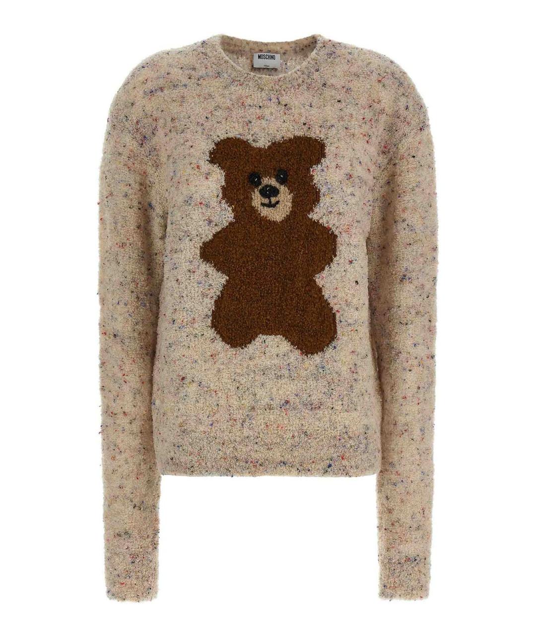 MOSCHINO Мульти шерстяной джемпер / свитер, фото 1