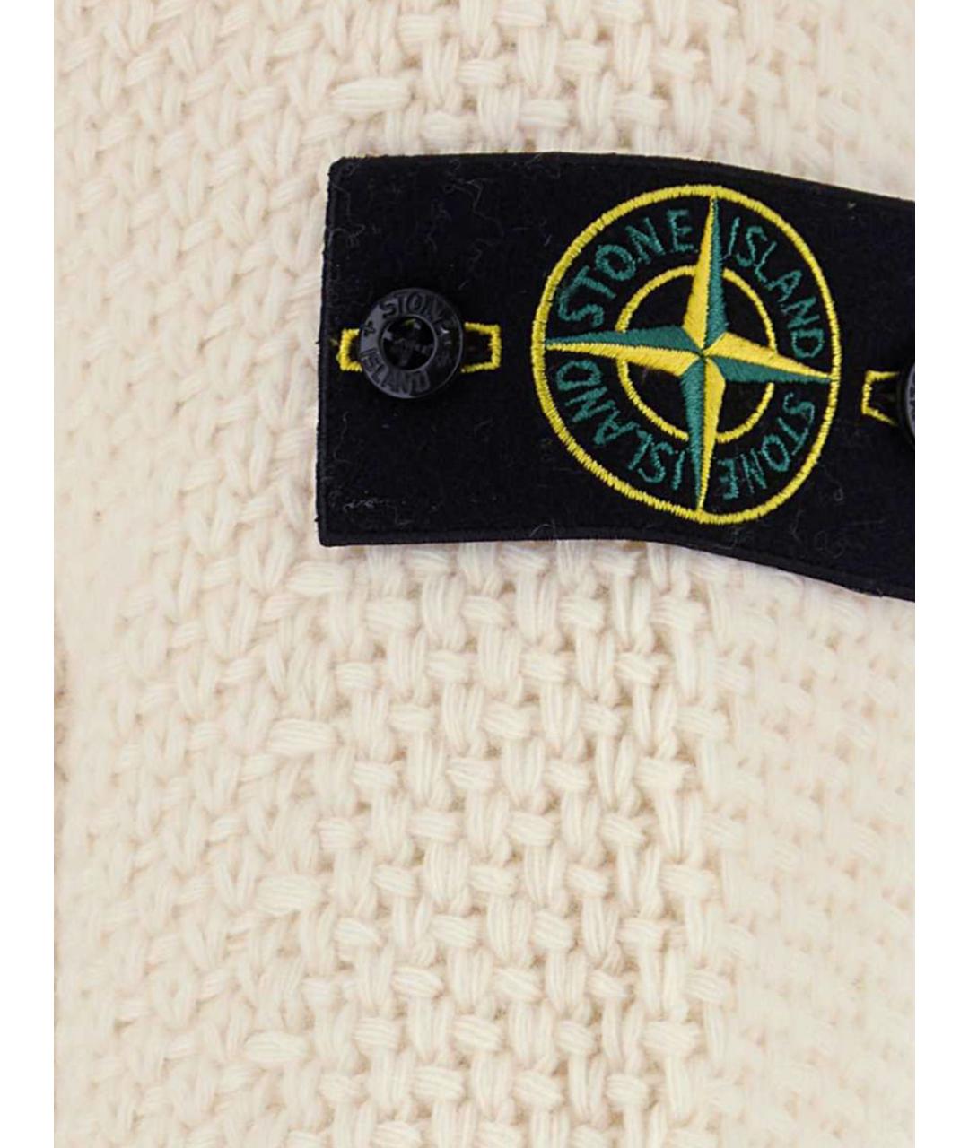 STONE ISLAND Бежевый джемпер / свитер, фото 4