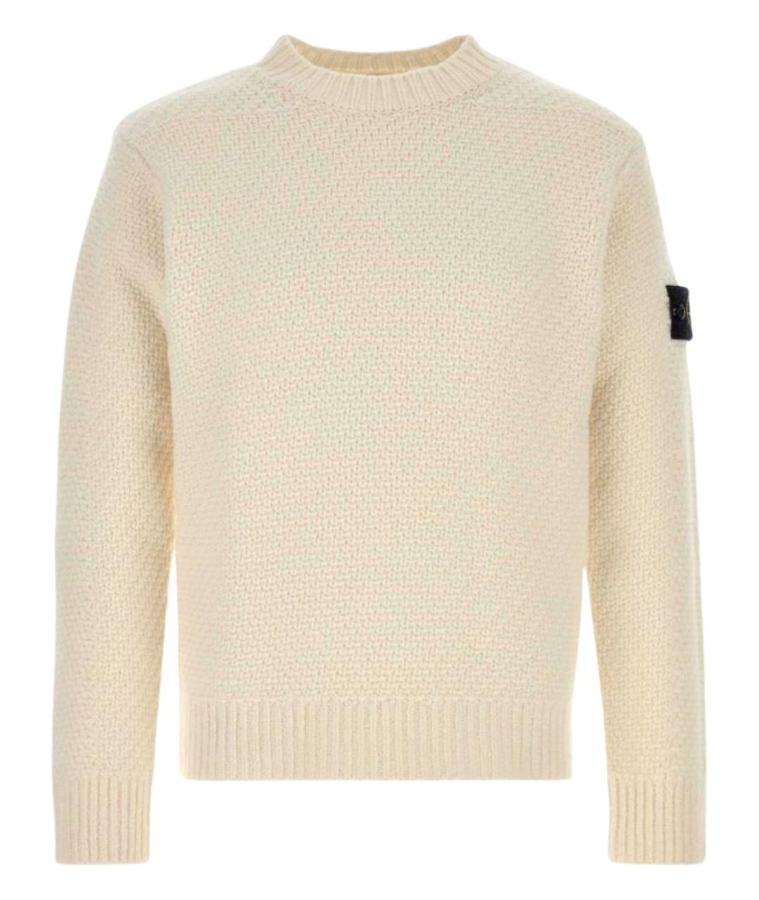 STONE ISLAND Бежевый джемпер / свитер, фото 1