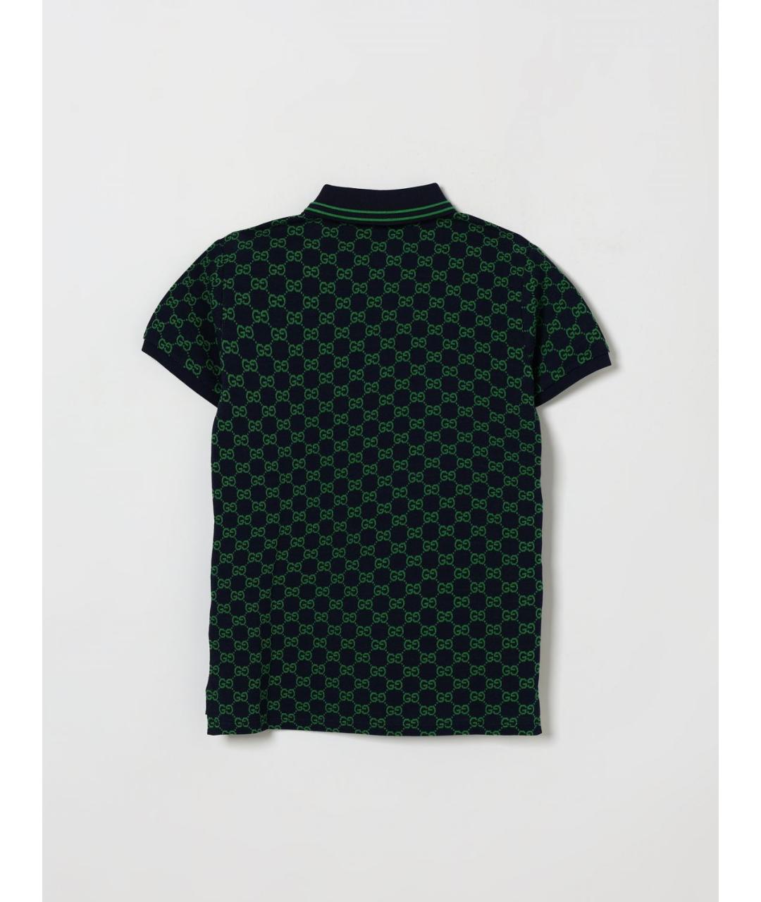 GUCCI Темно-синяя детская футболка, фото 2