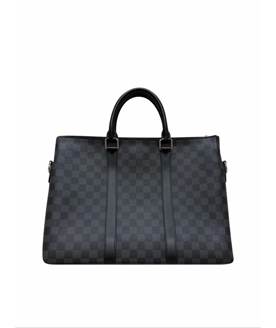 LOUIS VUITTON Черный портфель, фото 1