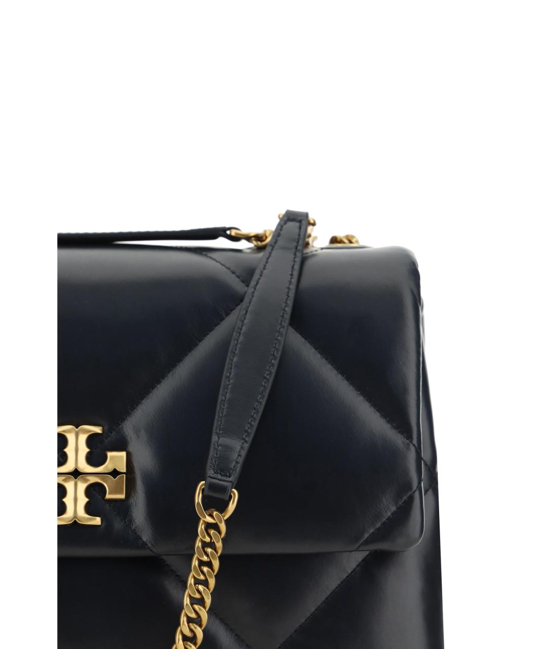 TORY BURCH Черная кожаная сумка через плечо, фото 4