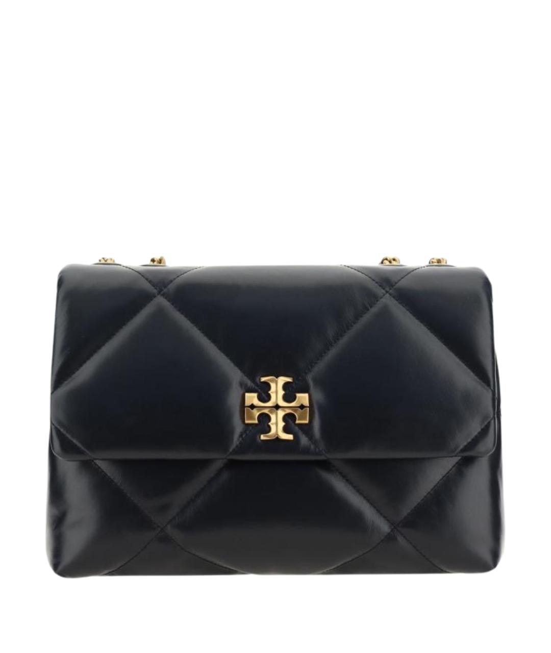 TORY BURCH Черная кожаная сумка через плечо, фото 1