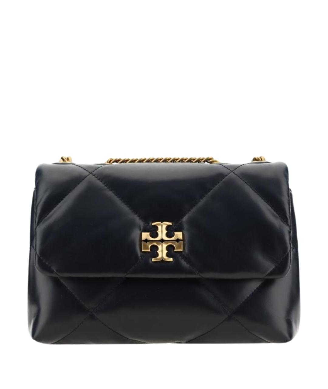 TORY BURCH Черная кожаная сумка через плечо, фото 1