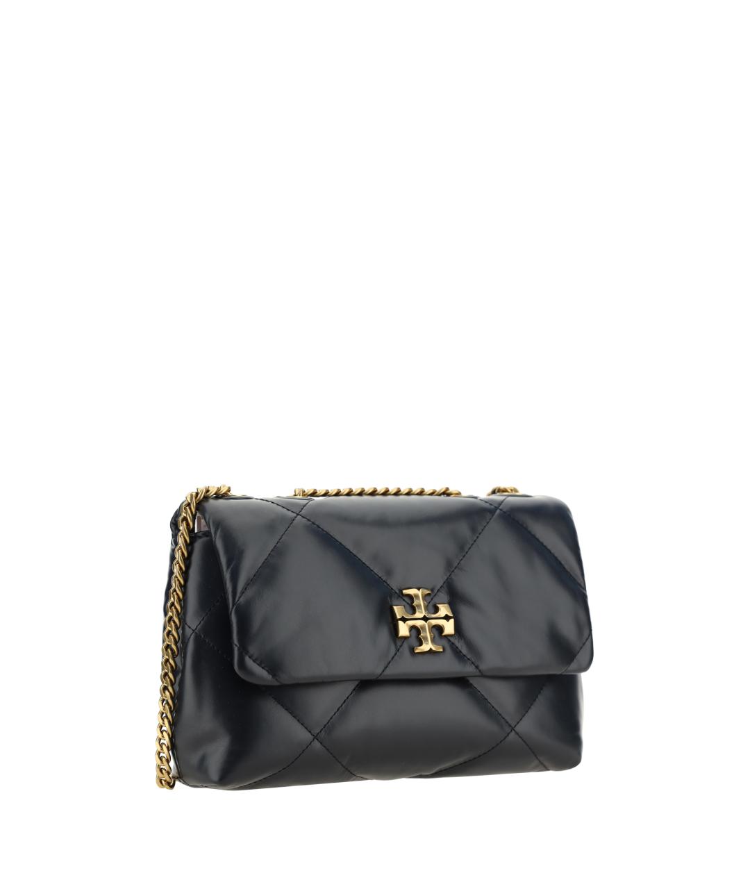 TORY BURCH Черная кожаная сумка через плечо, фото 2