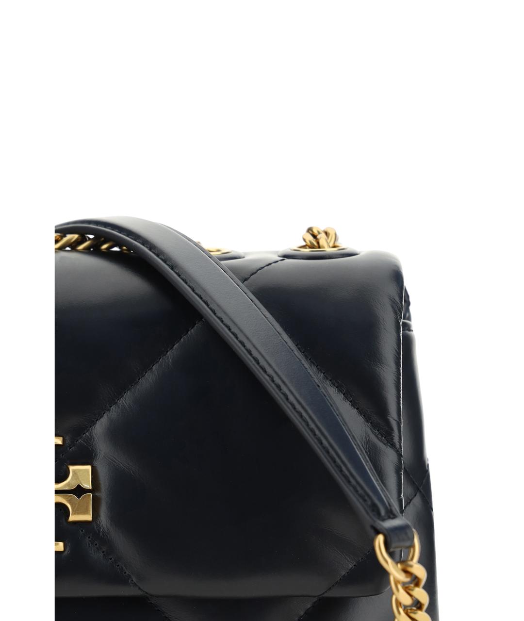TORY BURCH Черная кожаная сумка через плечо, фото 4