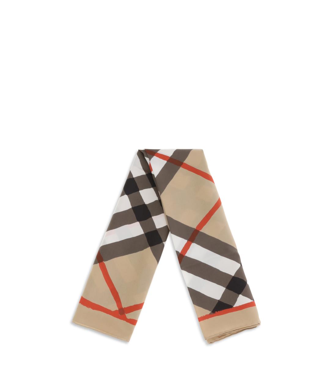 BURBERRY Бежевый шарф, фото 2