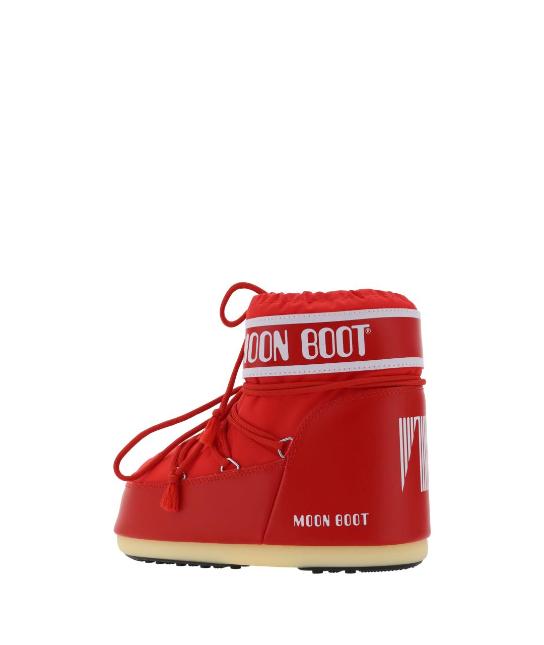 MOON BOOT Красные синтетические ботинки, фото 3