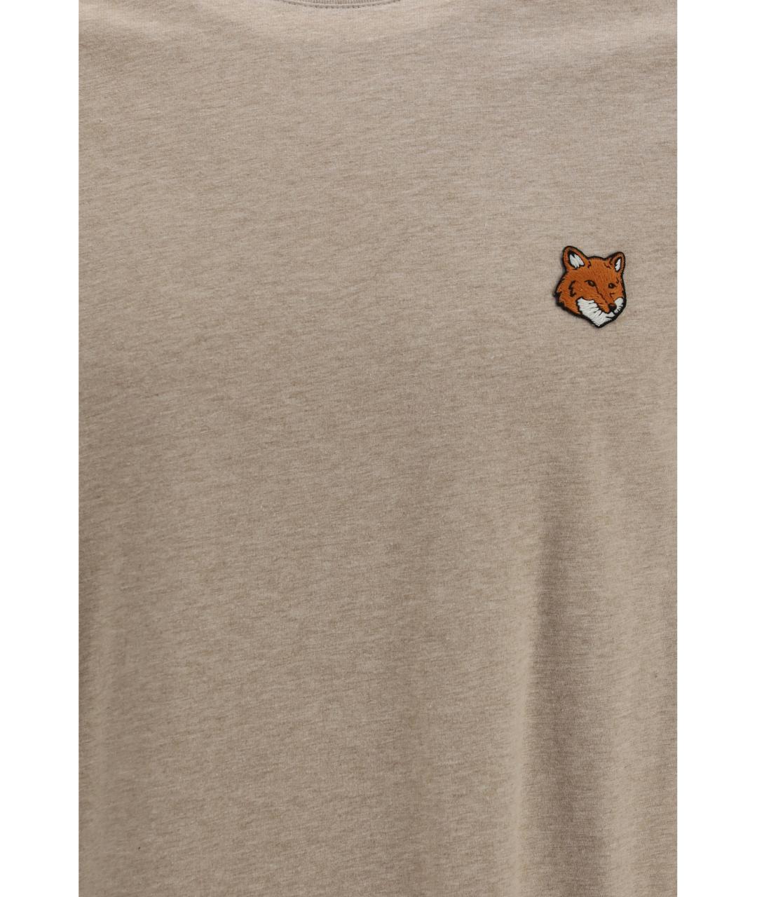 MAISON KITSUNE Хлопковая футболка, фото 3