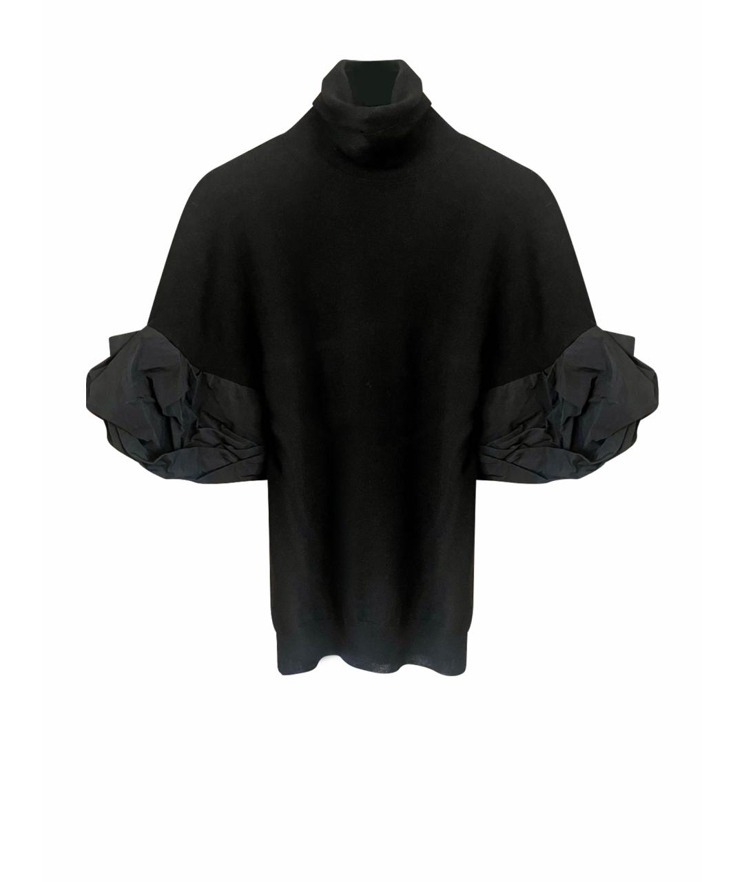 LANVIN Черная шерстяная водолазка, фото 1