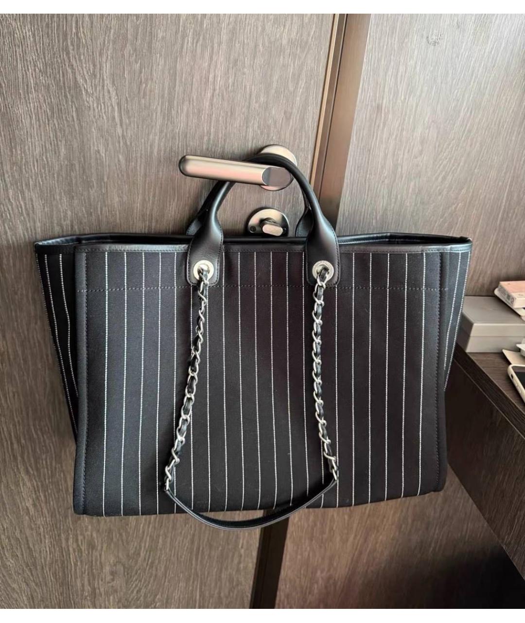CHANEL Черная сумка тоут, фото 2