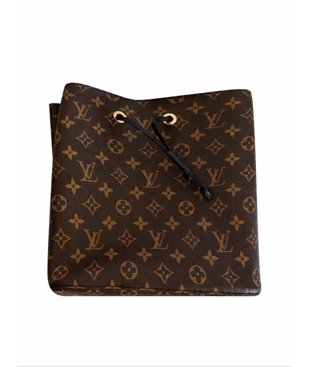 LOUIS VUITTON Коричневая сумка через плечо из канвы, фото 1