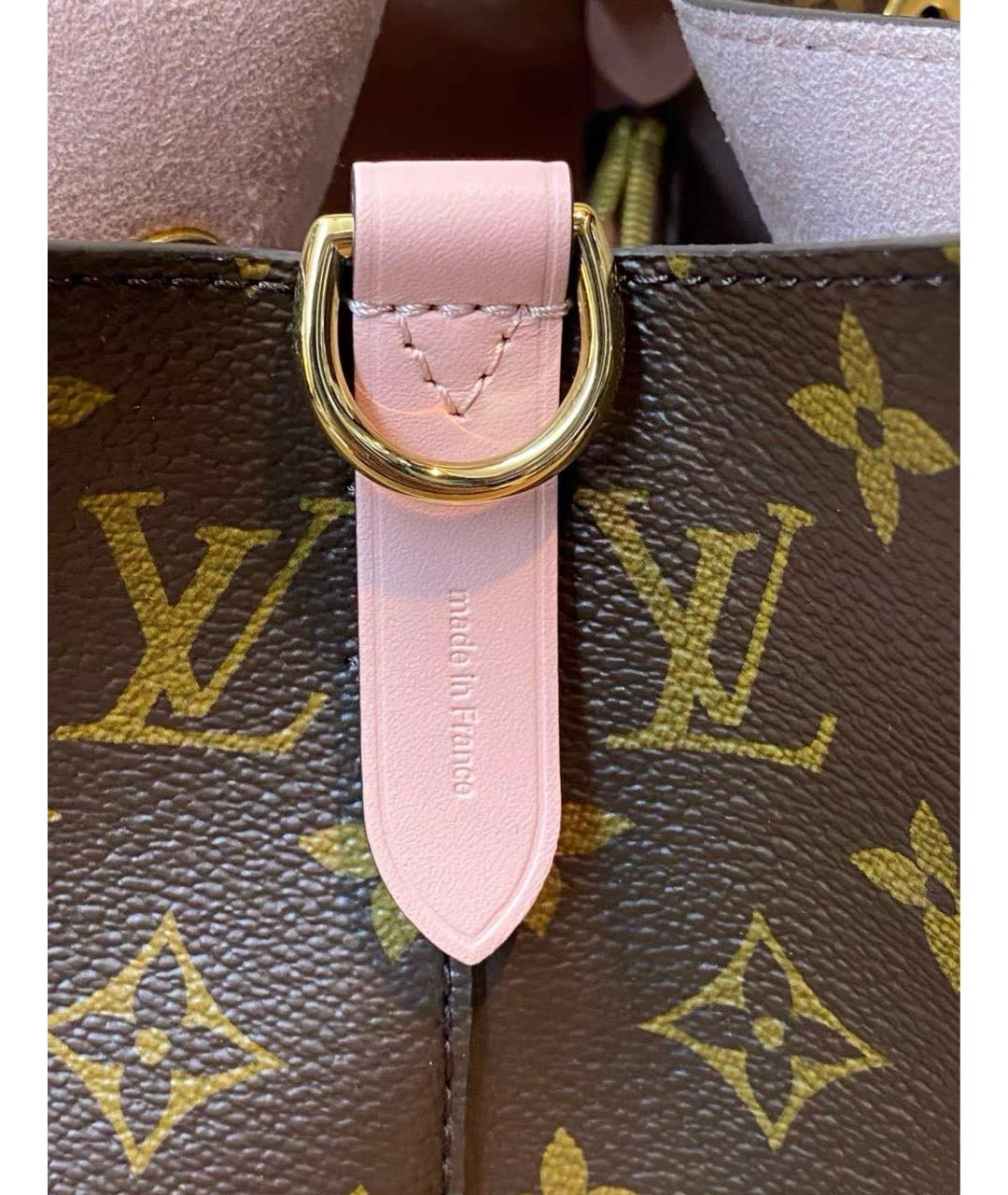 LOUIS VUITTON Коричневая сумка через плечо из канвы, фото 5