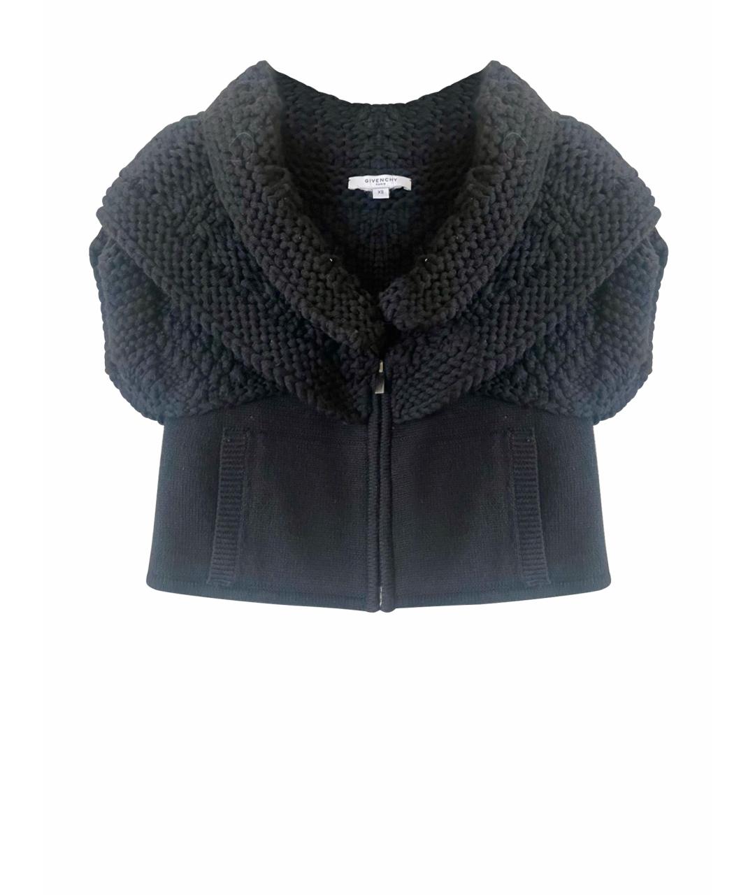 GIVENCHY Черная шерстяная жилетка, фото 1