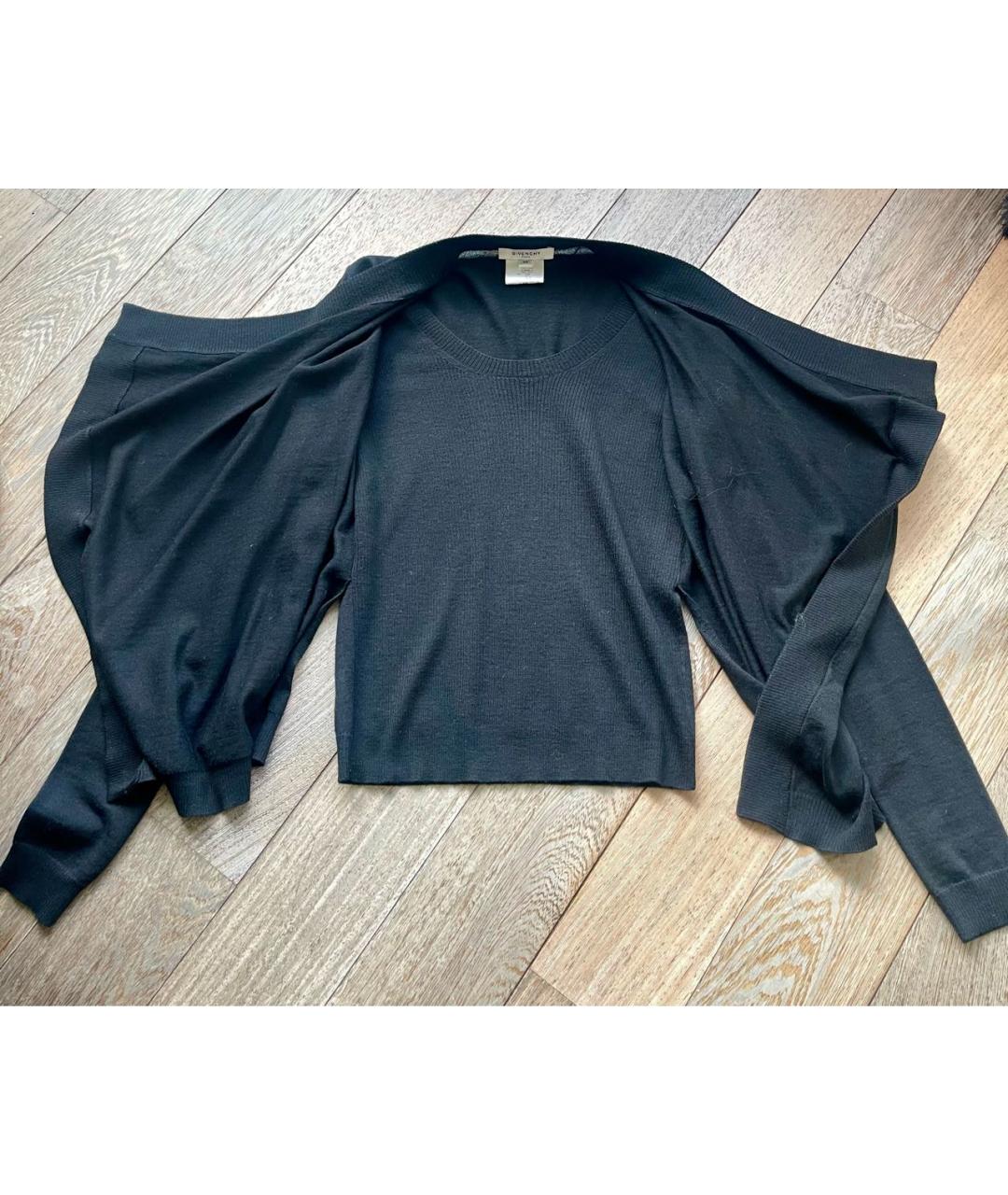 GIVENCHY Черный шерстяной джемпер / свитер, фото 4