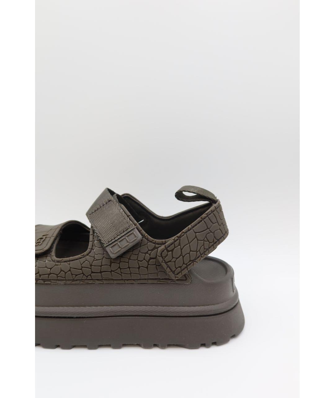 UGG Коричневые сандалии, фото 3