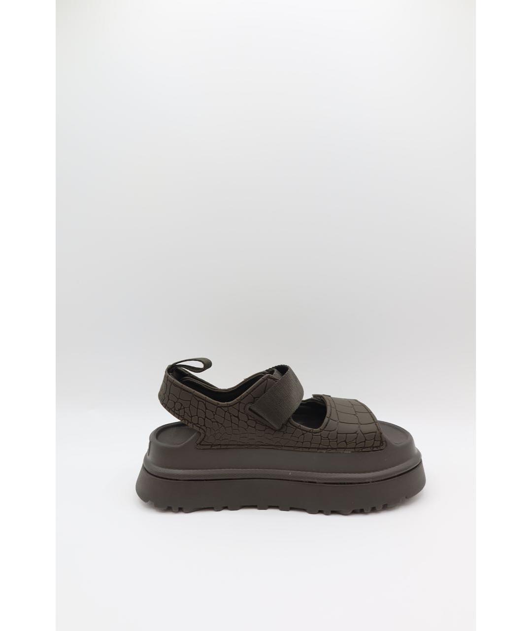 UGG Коричневые сандалии, фото 7