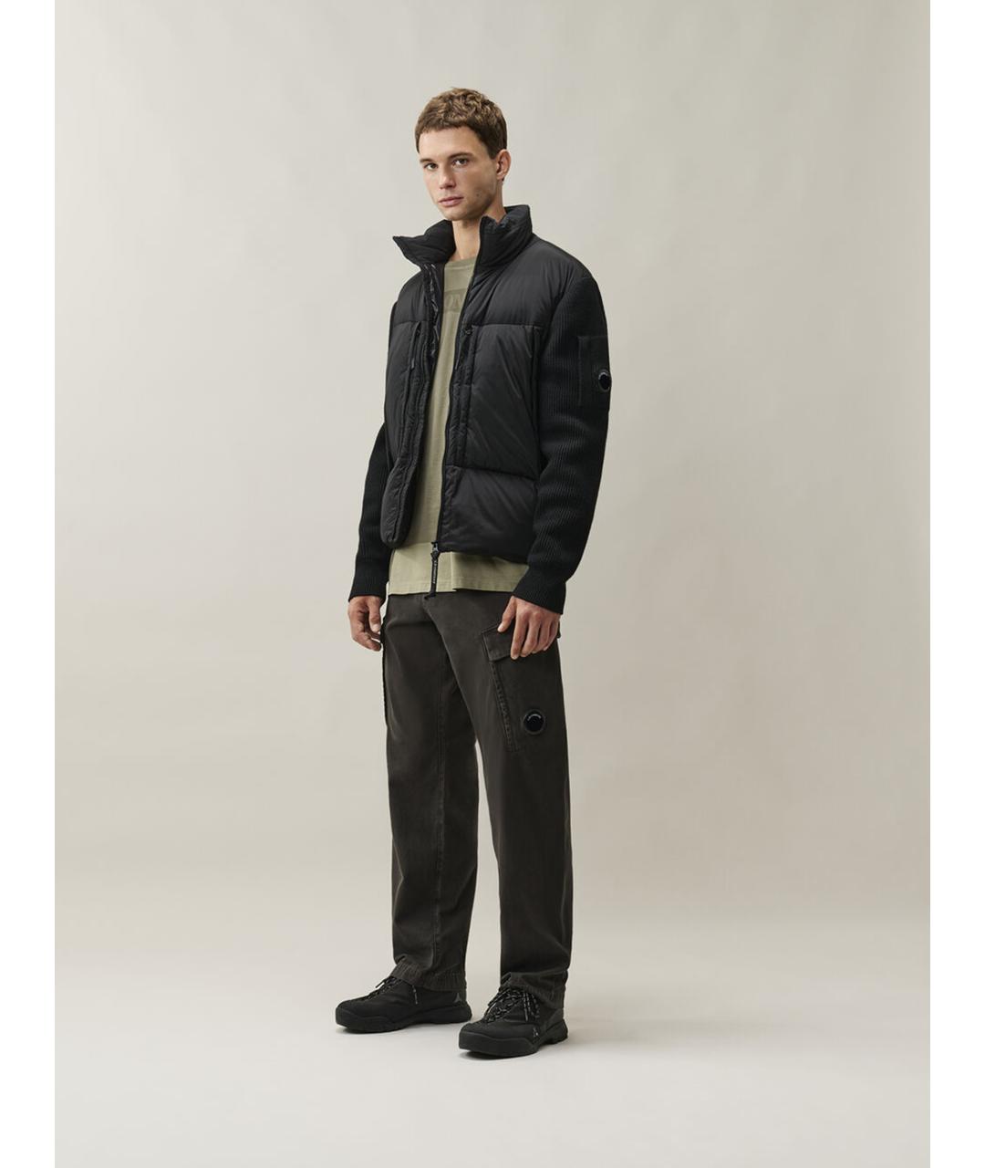 CP COMPANY Черная шерстяная куртка, фото 2