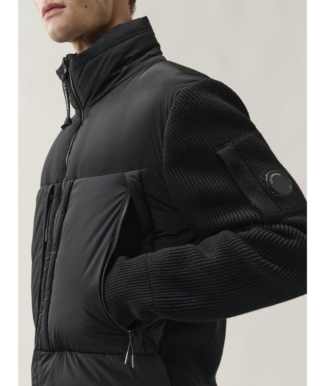 CP COMPANY Черная шерстяная куртка, фото 5