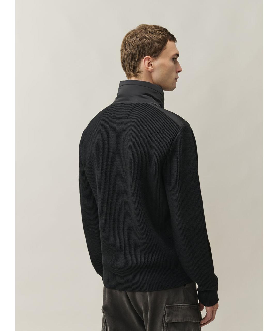 CP COMPANY Черная шерстяная куртка, фото 4