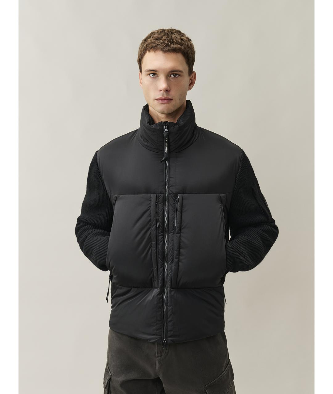 CP COMPANY Черная шерстяная куртка, фото 3
