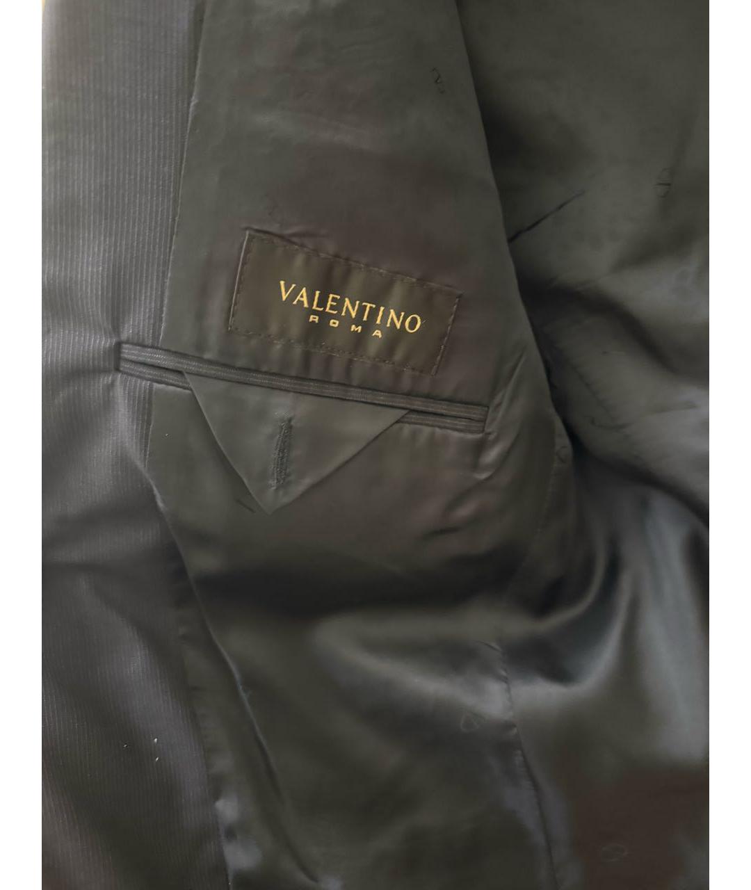 VALENTINO Темно-синий классический костюм, фото 4