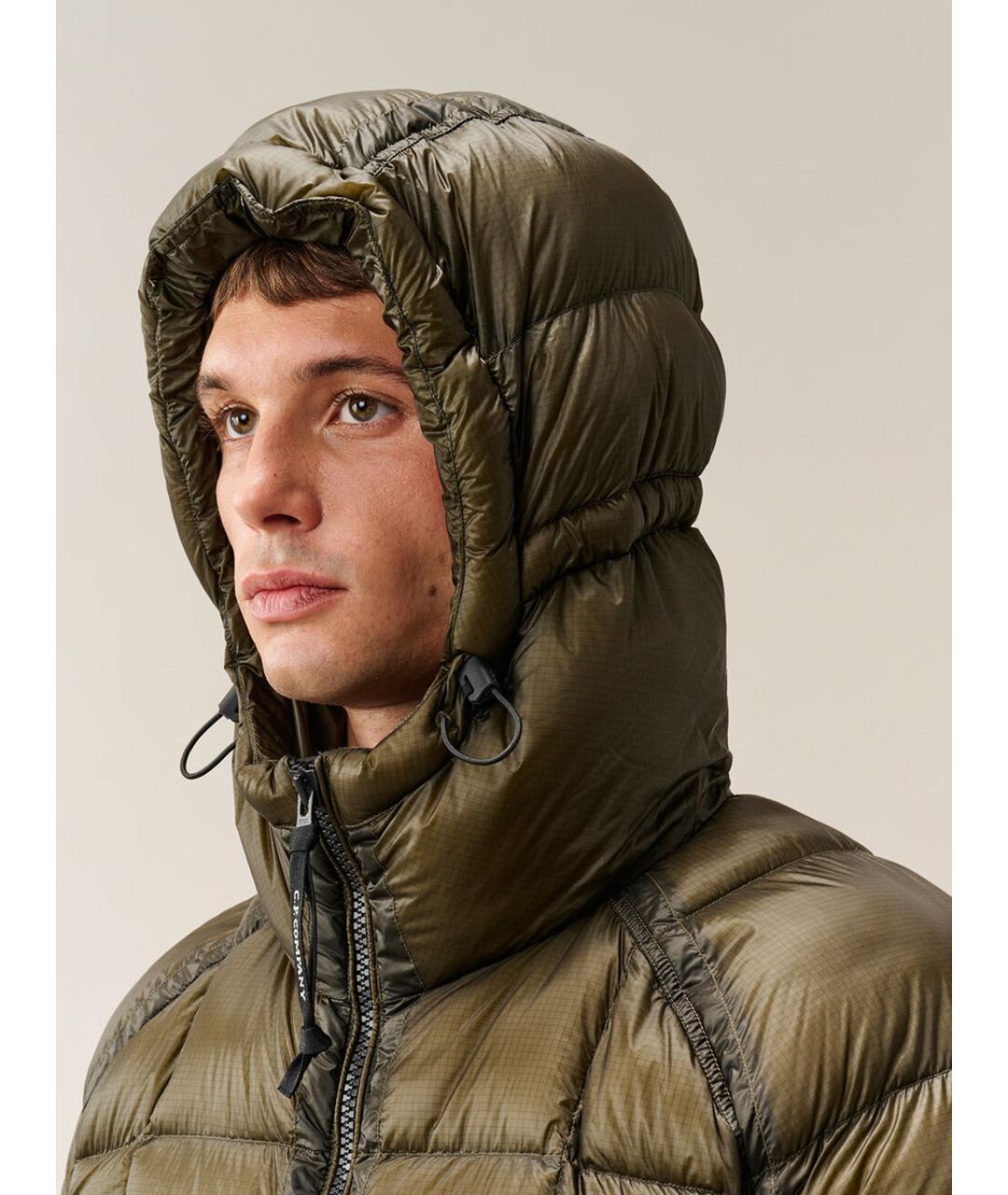 CP COMPANY Хаки полиамидовый пуховик, фото 5
