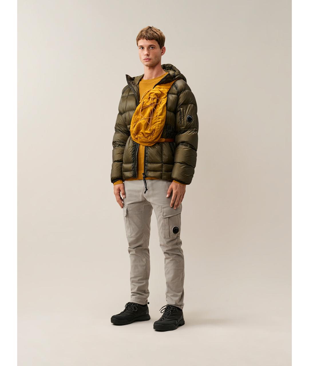 CP COMPANY Хаки полиамидовый пуховик, фото 7
