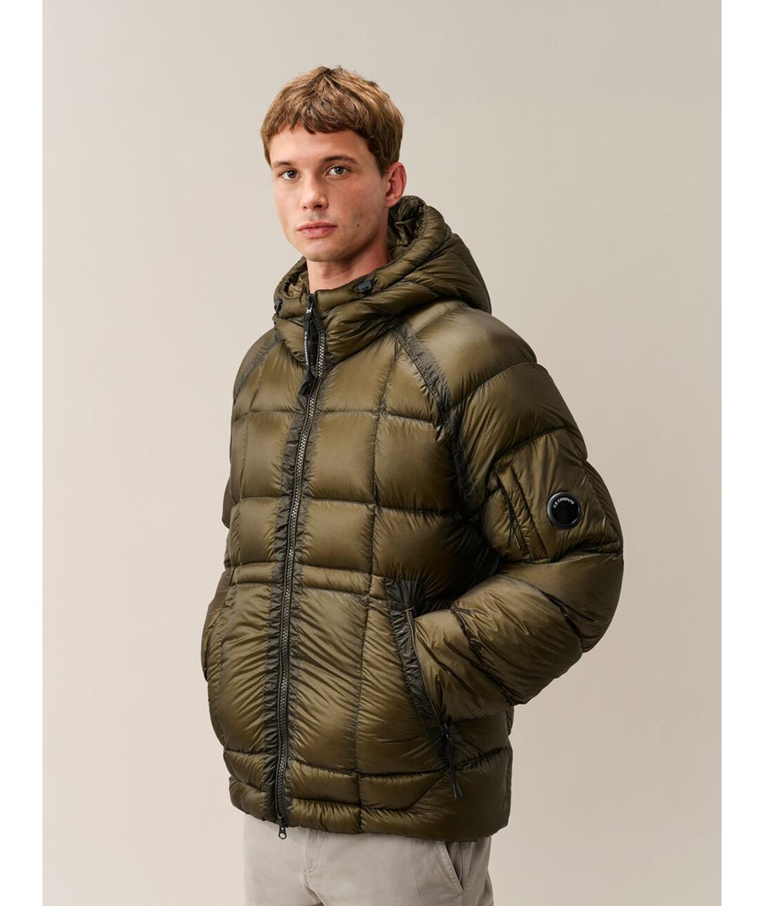 CP COMPANY Хаки полиамидовый пуховик, фото 2
