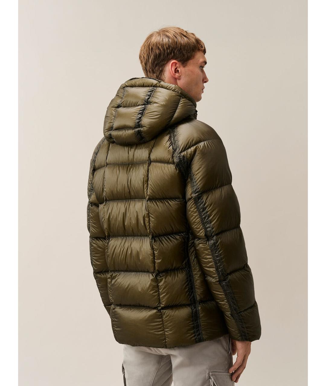 CP COMPANY Хаки полиамидовый пуховик, фото 3