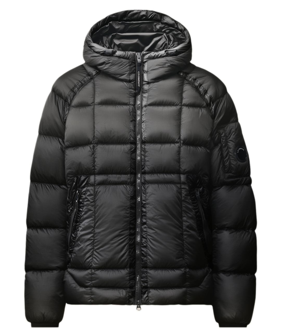 CP COMPANY Черный полиамидовый пуховик, фото 1