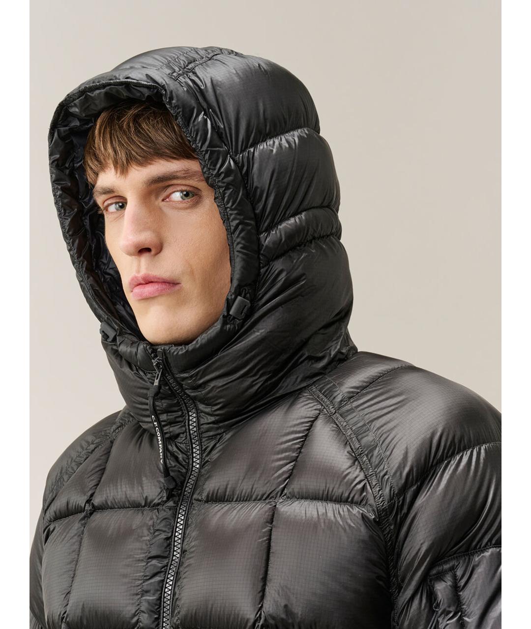 CP COMPANY Черный полиамидовый пуховик, фото 5