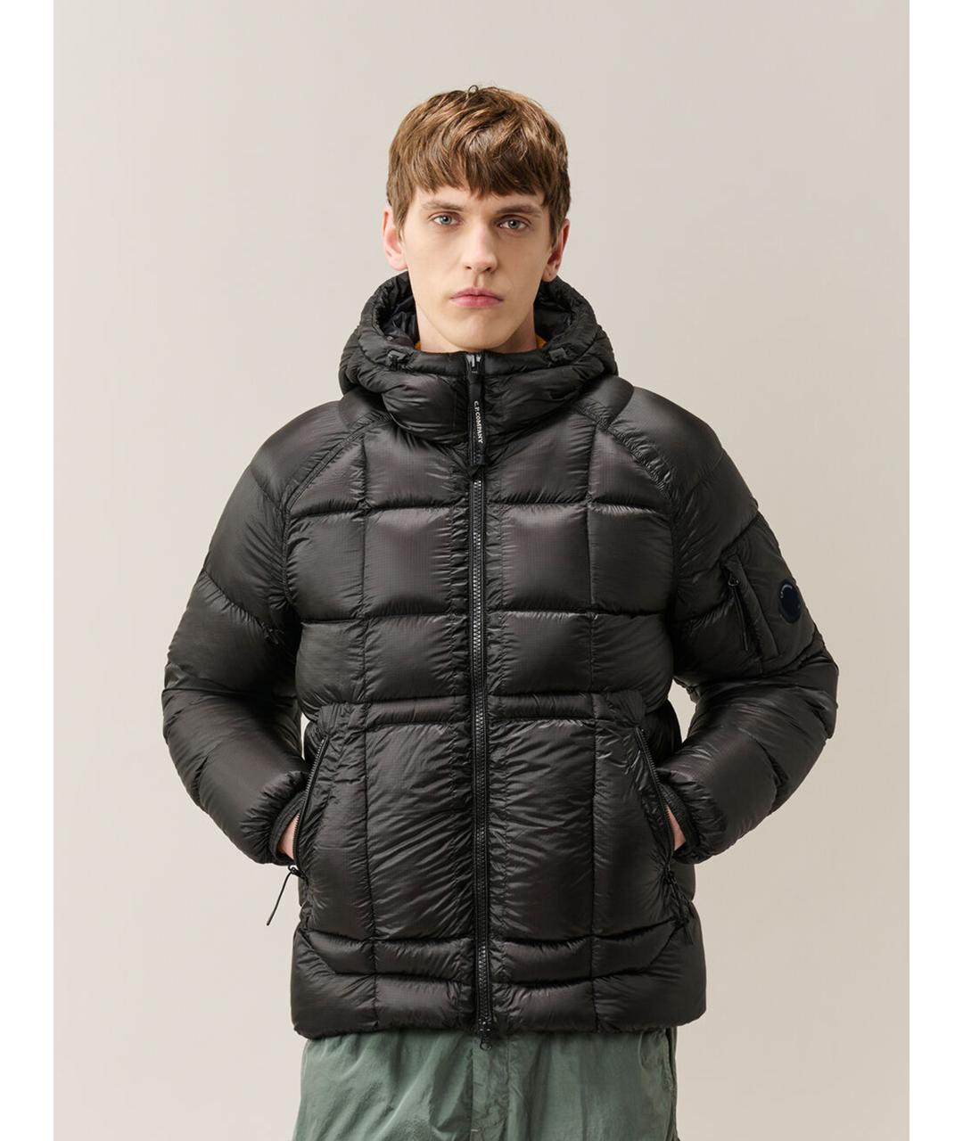 CP COMPANY Черный полиамидовый пуховик, фото 2