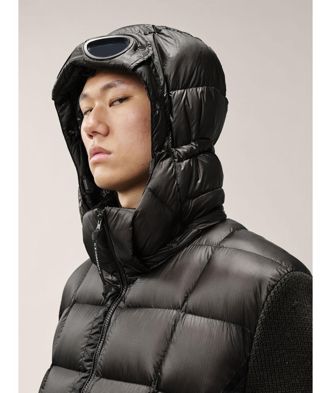 CP COMPANY Черный шерстяной кардиган, фото 4